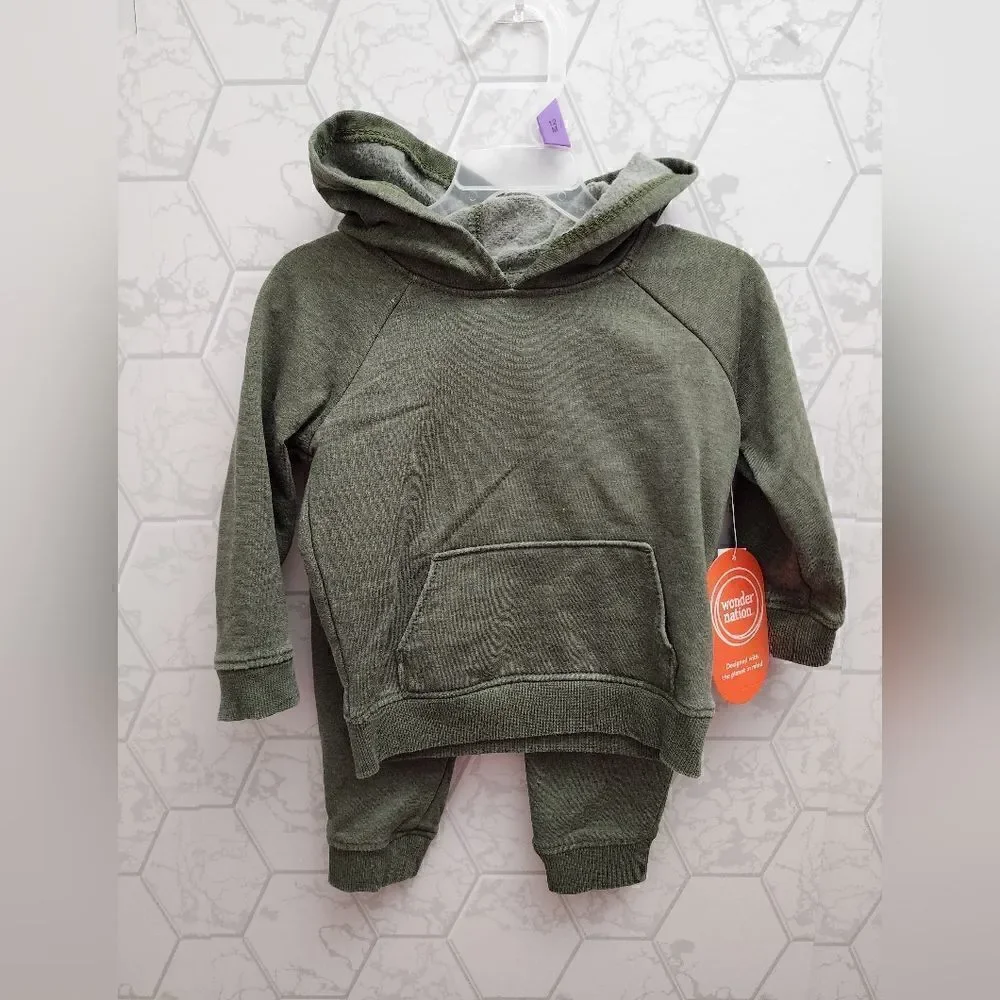 Nwt Boy's Hoodie and Sweatpants Set, Size 12 m